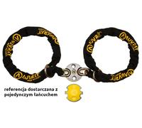 AUVRAY double floor anchor set, 14 mm + 120 cm chain with lasso link - 120 cm
