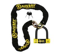 Auvray Xtrem chain lock 1.40m link diameter 13.5mm with Xtrem medium U-lock (SRA