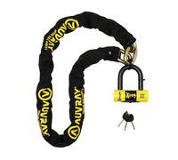 Auvray Xtrem chain lock 1.40m link diameter 13.5mm with Xtrem mini U lock (SRA c