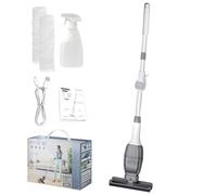 auvstar Battery Window Vacuum Cleaner with Telescopic Handle, Window Cleaner Electric Set, Handheld Window Cleaner, Battery Life: 2000 mAh, 30 Minutes, for Windows, Cars and Mirrors