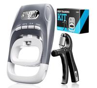 AUWFV Electronic Grip Strength Tester With Adjustable Hand Gripper, Hand Dynamometer of 400lbs/180kg Tester Set with Digital Display - Precision Training for Rehab, Fitness, and Home Gym