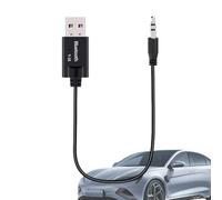 Aux Adapter - 3.5mm USB To Aux Audio Jack BT4.2 Receiver | Universal AUeX Audio Plug Jack | Car Blueetooth Receiver & Music Adapter Suitable For Cars, Home Stereos, Headphones, Speakers & H