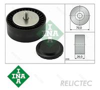 INA 532055310 V-Ribbed Belt Deflection/Guide Pulley Fits Alpina D3 BMW 1 Series