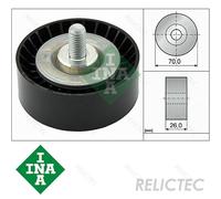 Aux Belt Idler Guide Pulley BMW:E46,E90,E87,E81,E84,E91,E83,E88,E60,E93,E82