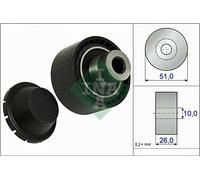 INA 532 0334 10 Deflection / Guide Pulley, v-ribbed belt