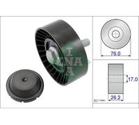 Aux Belt Idler Pulley 532063210 INA Guide Deflection 03F145276 Quality New