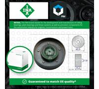 Aux Belt Idler Pulley fits AUDI A5 8F, 8T3, 8TA 1.8 07 to 17 CABD Guide INA New