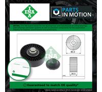 Aux Belt Idler Pulley fits BMW 525 E60, E61 3.0 07 to 10 N53B30A Guide INA New