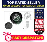 Aux Belt Idler Pulley fits BMW 335 3.0 06 to 13 N54B30 Guide Deflection INA New