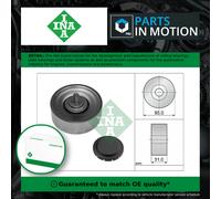 Aux Belt Idler Pulley fits BMW 525 E60, E61 3.0D 07 to 08 Guide Deflection INA