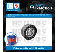 Aux Belt Idler Pulley fits BMW 530 E34 3.0 92 to 96 Guide Deflection QH Quality
