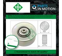 Aux Belt Idler Pulley fits BMW 535D E60, E61 3.0D 04 to 10 Guide Deflection INA