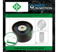 Aux Belt Idler Pulley fits BMW X3 E83 2.0D 07 to 11 Guide Deflection INA Quality