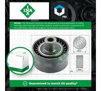 Aux Belt Idler Pulley fits FIAT SCUDO 1.6D 07 to 16 DV6UTED4 Guide Deflection