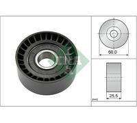 Aux Belt Idler Pulley fits FORD MONDEO Mk4 2.0 10 to 15 Guide Deflection INA New