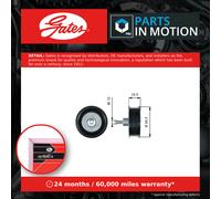 GATES T36536 Deflection / Guide Pulley, v-ribbed belt