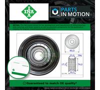 Aux Belt Idler Pulley fits HONDA FR-V BE1 1.8 2007 on R18A1 Guide Deflection INA