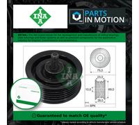 Aux Belt Idler Pulley fits HYUNDAI ix35 2.0D 10 to 15 D4HA Guide Deflection INA