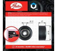Deflection/Guide Pulley, V-ribbed belt for JAGUAR HONDA DAIMLER ACURA, C2C5093