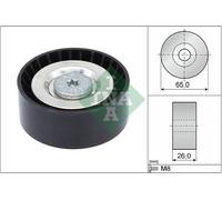 Aux Belt Idler Pulley fits MERCEDES CLS220 C218, X218 2.2D 14 to 17 OM651.924