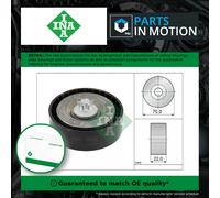 INA 532 0895 10 Deflection / Guide Pulley, v-ribbed belt