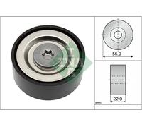 Aux Belt Idler Pulley fits MINI COOPER R56 1.6D 2.0D 10 to 13 Guide Deflection
