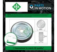INA 532 0912 10 Water pump pulley
