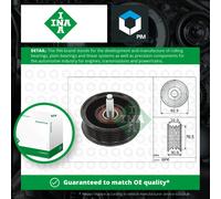 Aux Belt Idler Pulley fits RANGE ROVER EVOQUE L538 2.0 15 to 19 Guide Deflection