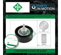 Aux Belt Idler Pulley fits JAGUAR XE X760 2.0D 2015 on Guide Deflection INA New