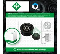 Aux Belt Idler Pulley fits RENAULT CLIO Mk4, MK5 9 1.0 1.2 1.6 2012 on Guide INA