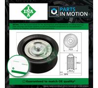 Aux Belt Idler Pulley fits VAUXHALL VECTRA C 1.9D 02 to 09 Guide Deflection INA