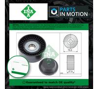 Aux Belt Idler Pulley fits TOYOTA AVENSIS 2.2D 05 to 18 Guide Deflection INA New