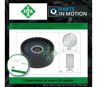 Aux Belt Idler Pulley fits OPEL ASTRA J 1.7D 09 to 20 Guide Deflection INA New