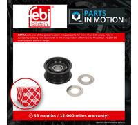 Aux Belt Idler Pulley fits VW AMAROK 3.0D 2016 on DDXC Guide Deflection Febi New