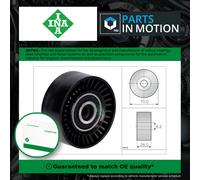 V-belt pulley 532 0468 10 INA for VW AUDI SEAT