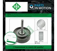 Aux Belt Idler Pulley fits VW POLO 9N, Mk5 1.2 2001 on Guide Deflection INA New