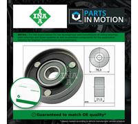 Aux Belt Idler Pulley fits AUDI S6 4F2, 4F5 5.2 06 to 11 BXA Guide Deflection