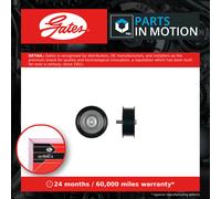 GATES T36438 Deflection / Guide Pulley, v-ribbed belt