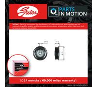 GATES T36747 Deflection / Guide Pulley, v-ribbed belt