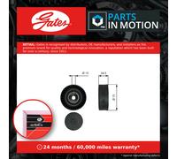 GATES T38071 Deflection / Guide Pulley, v-ribbed belt