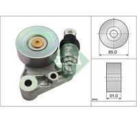 INA 534 0021 10 Tensioner Lever, v-ribbed belt