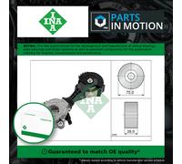 Aux Belt Tensioner fits MINI COOPER R56 1.6 06 to 13 Drive V-Ribbed INA Quality