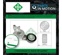 Aux Belt Tensioner fits AUDI A3 8P1, 8PA 1.9D 03 to 10 Drive V-Ribbed INA New