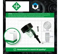 Aux Belt Tensioner fits BMW 320 E46 2.0D 03 to 07 Drive V-Ribbed INA 11287786881