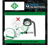 Aux Belt Tensioner fits BMW 530D E39 3.0D 98 to 04 Drive V-Ribbed INA Quality