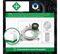 Aux Belt Tensioner fits BMW 530D G30, G31 3.0D 2016 on Drive V-Ribbed INA New
