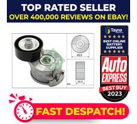 Aux Belt Tensioner fits FIAT SCUDO 2.0D 10 to 16 DW10CD Drive V-Ribbed INA New