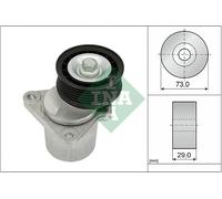 Aux Belt Tensioner fits FORD MONDEO Mk3, Mk4 2.0 00 to 15 Drive V-Ribbed INA New