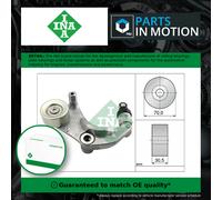 Aux Belt Tensioner fits HONDA STREAM RN6 1.8 2005 on Drive V-Ribbed INA Quality