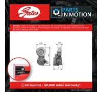 Gates T38413 DriveAlign Tensioner